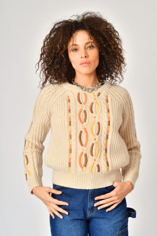 Pull Floria Beige