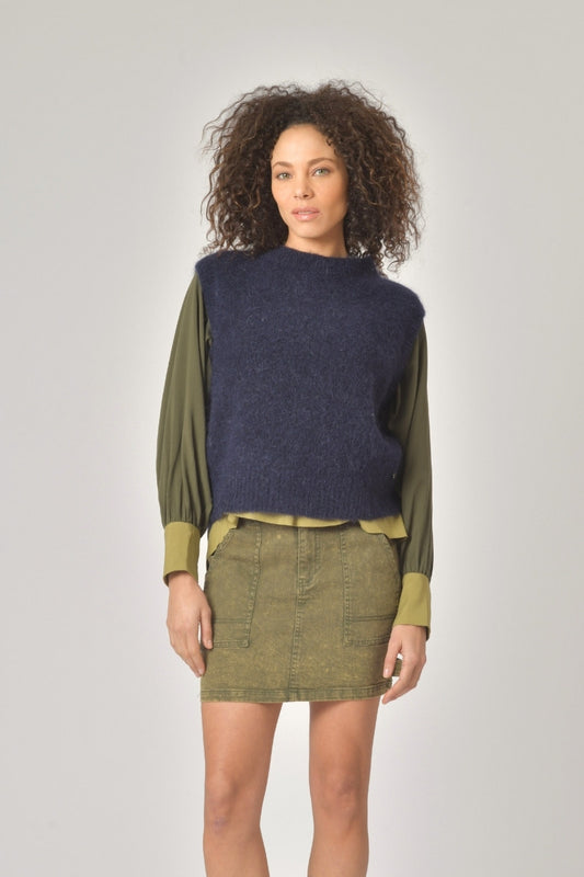 Pull sans manches Mirta Navy