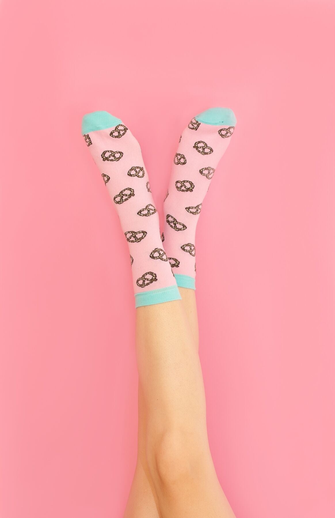 Chaussettes BRETZEL ROSE