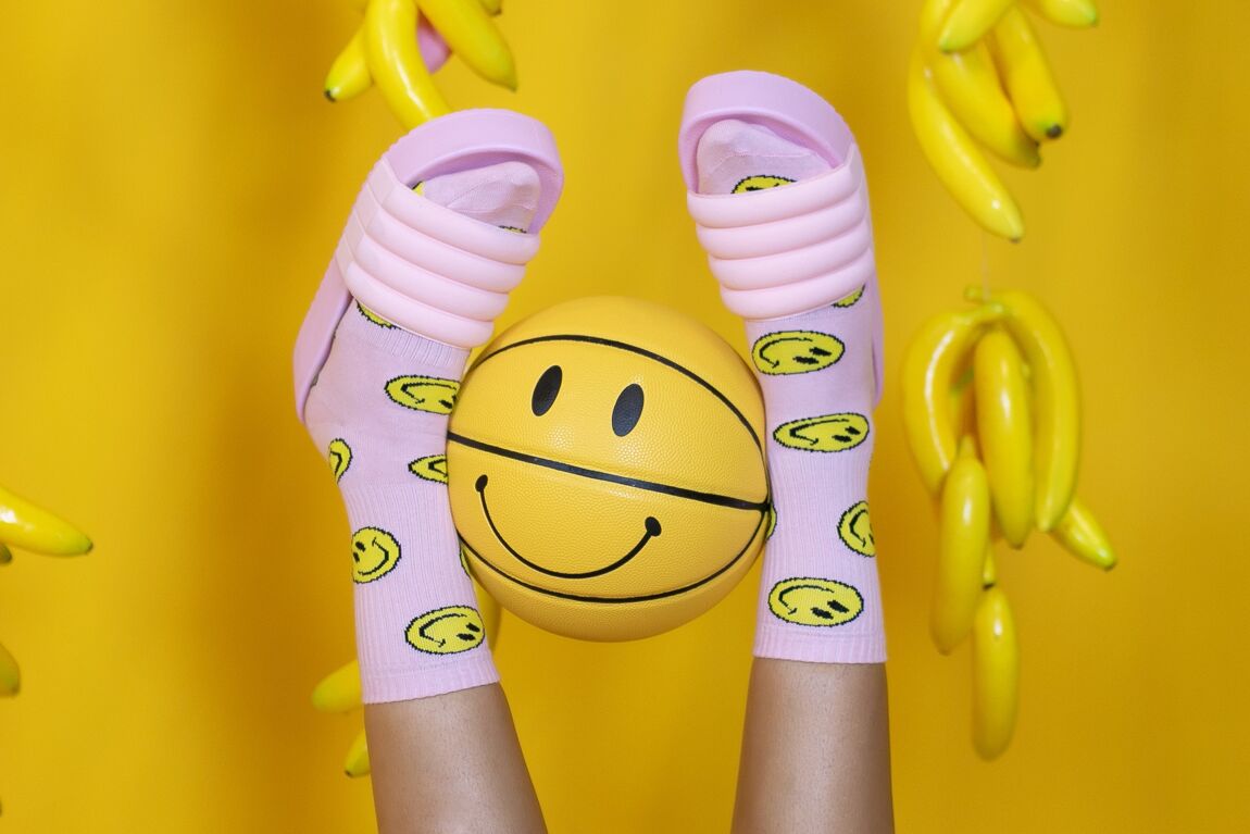 Chaussettes SMILEY ROSE