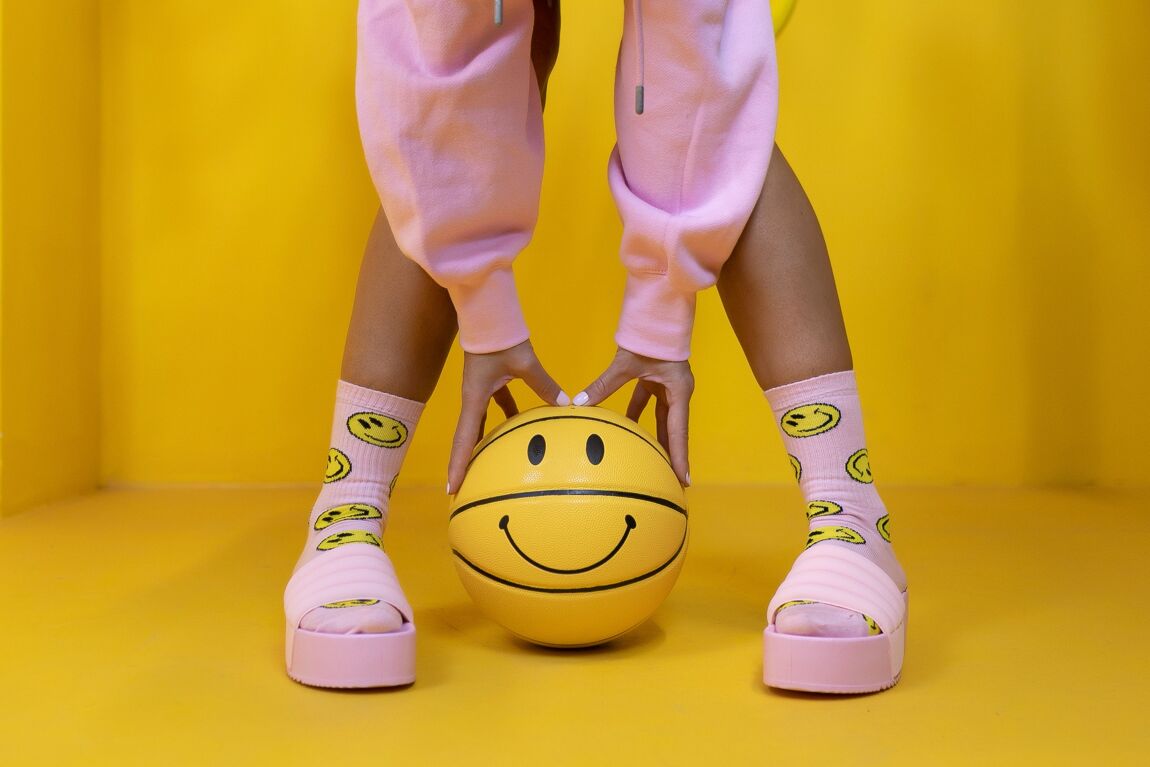 Chaussettes SMILEY ROSE