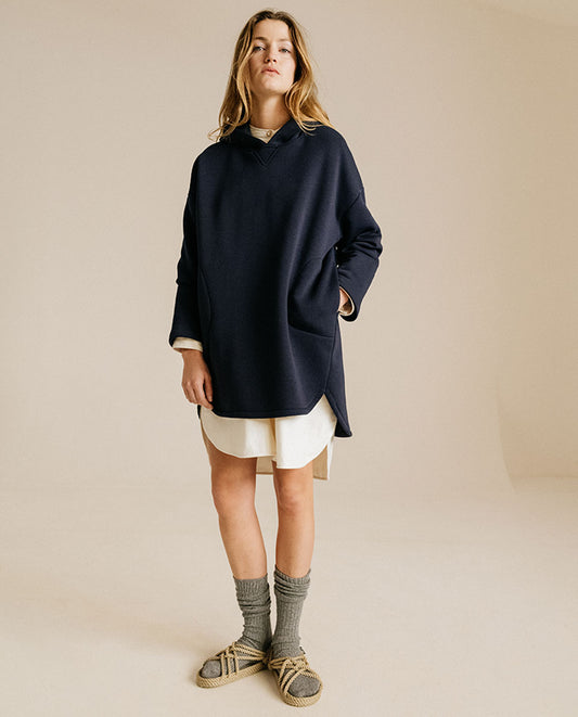 Sweat-Robe BASILIC navy