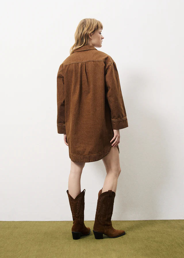 Robe DOMITILLE camel