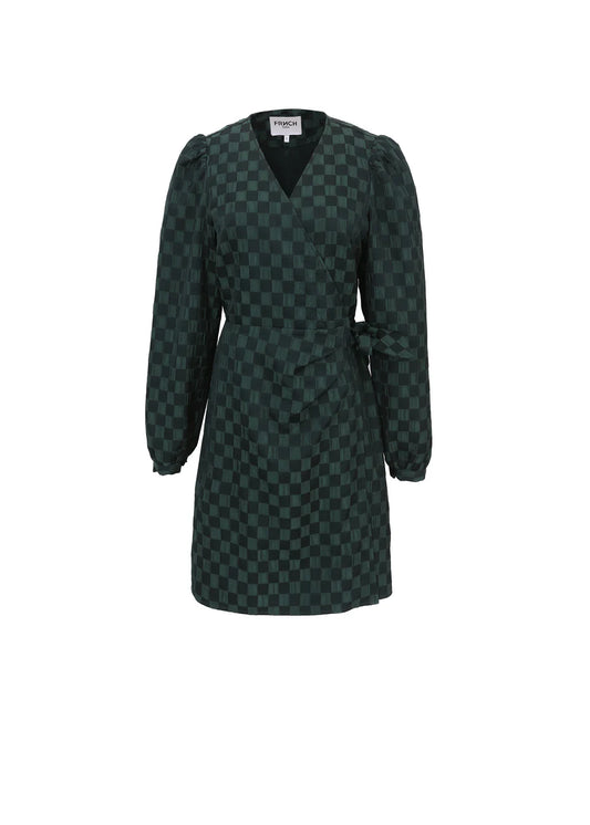 Robe LUISA vert forêt