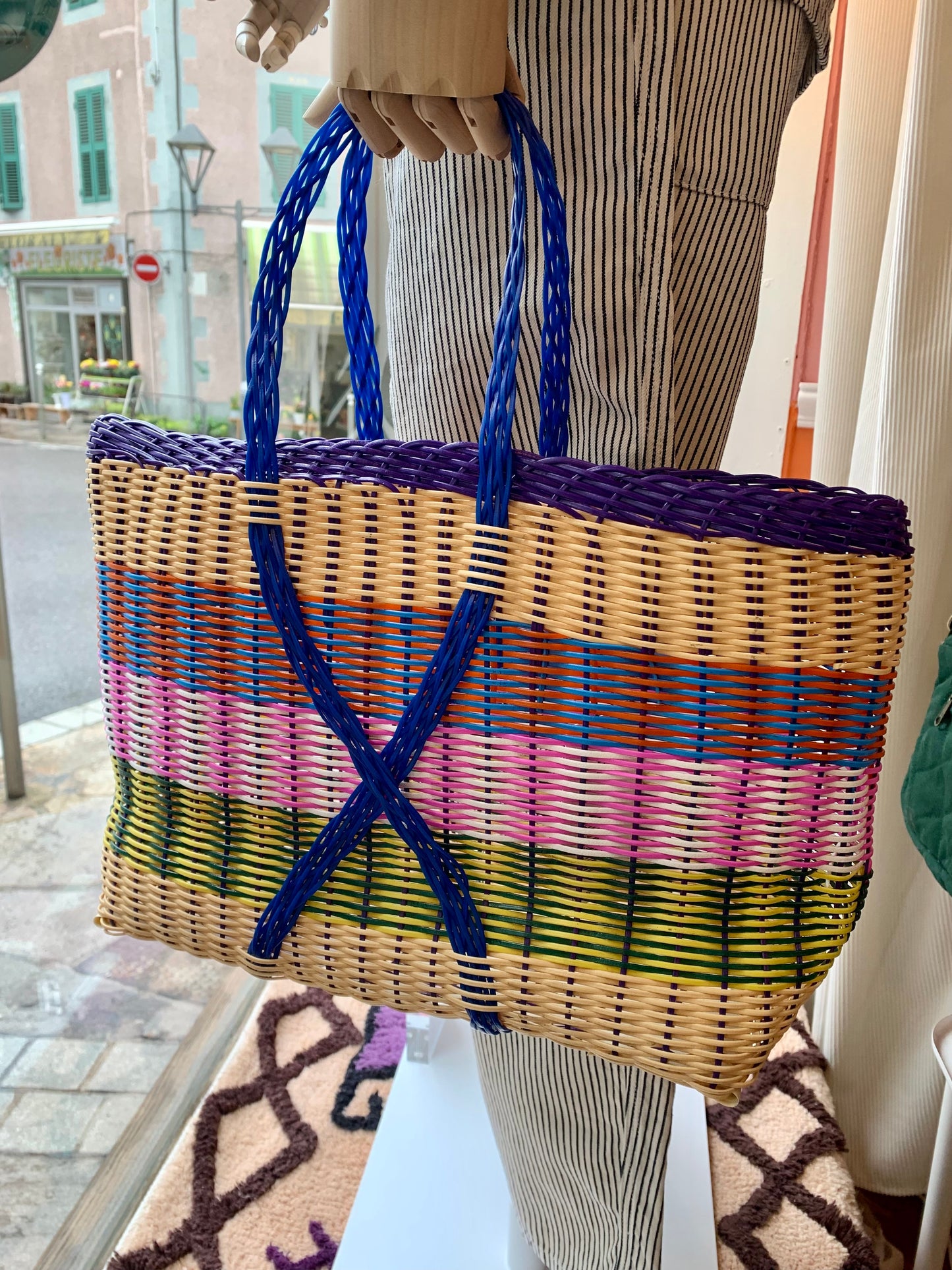 Panier CASA multicolore