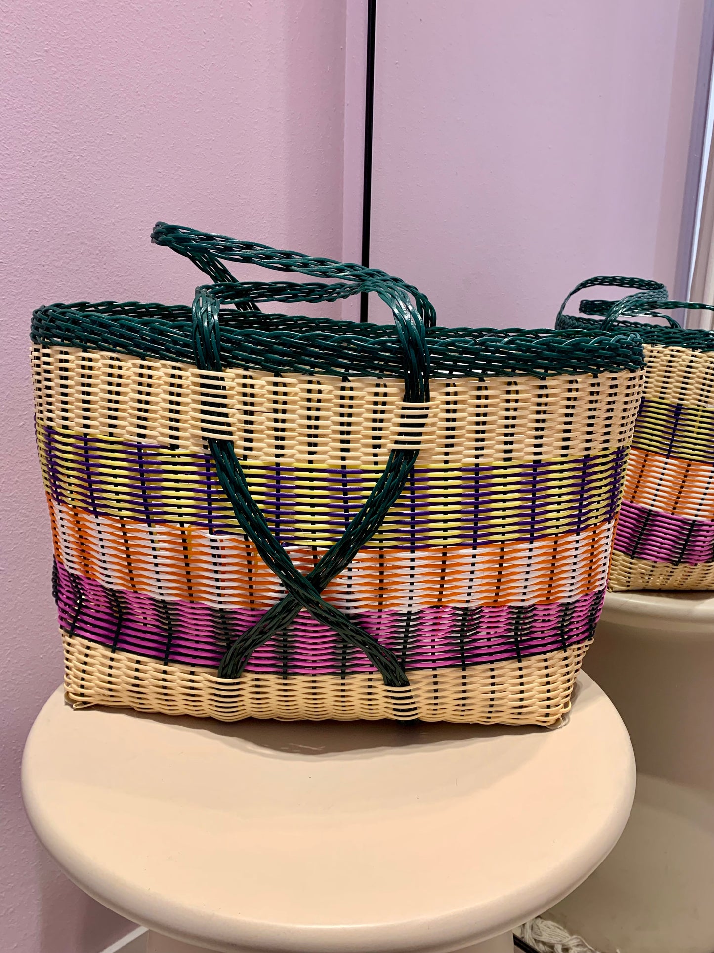 Panier CASA multicolore