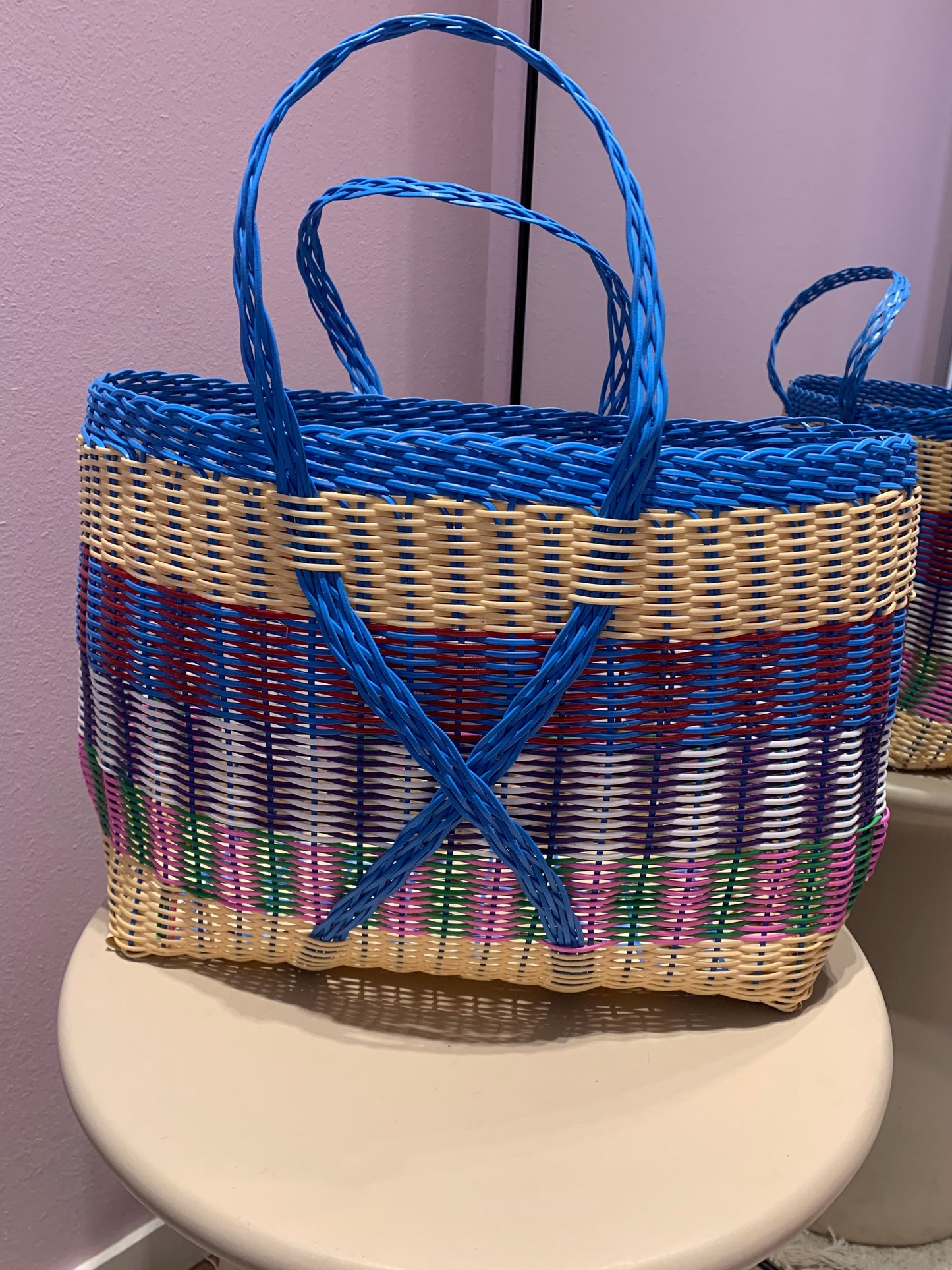 Panier CASA multicolore