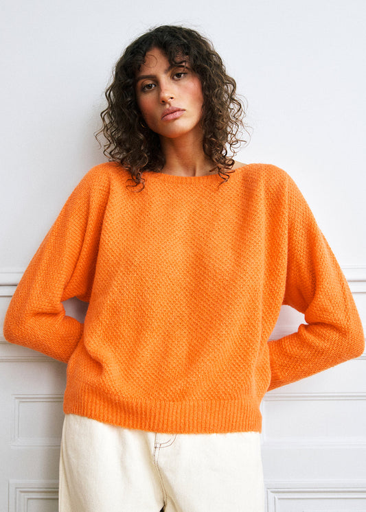 Pull SYLVIE orange