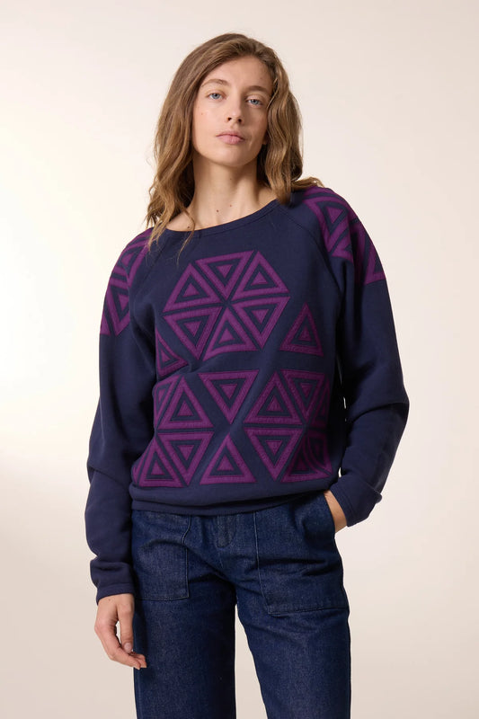 Sweat Shine Triangle navy