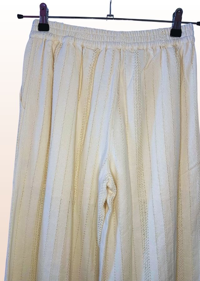 Pantalon BELEM dentelle crème