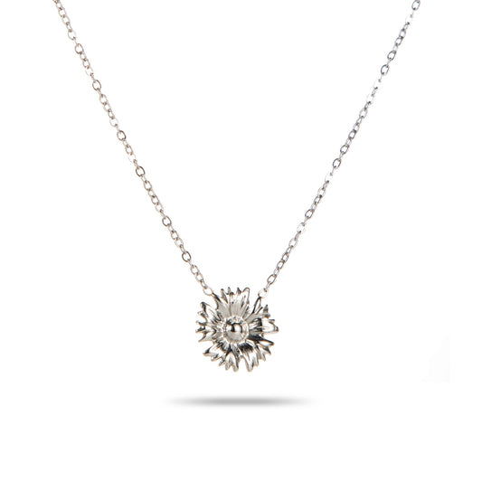 Collier Petite Marguerite argentée